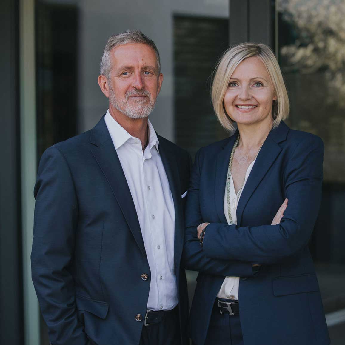 Viktorija Lurina und Dieter Schummer, Gründer von Simpliby und Quiet Selling